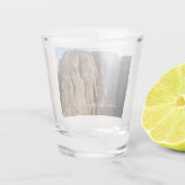 Angels Landung im Zion Nationalpark Schnapsglas (Rückseite)