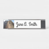 Angels Landung im Zion Nationalpark Schreibtischnamensplakette (Vorderseite )