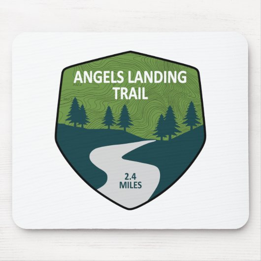 Angels Landweg Zion Nationalpark Mousepad (Vorne)