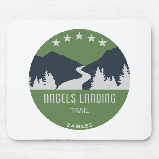 Angels Landweg Zion Nationalpark Mousepad (Vorne)