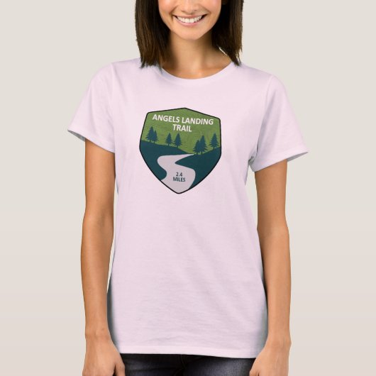Angels Landweg Zion Nationalpark T-Shirt (Vorderseite)