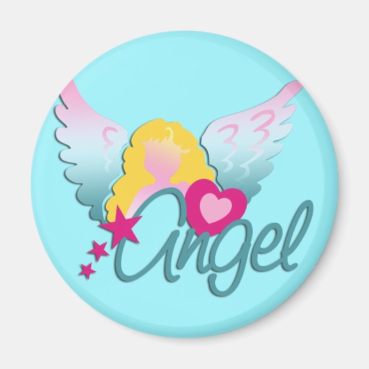 Angels Liebe | Cyan Magnet (Vorne)