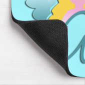 Angels Liebe | Cyan Mousepad (Ecke)