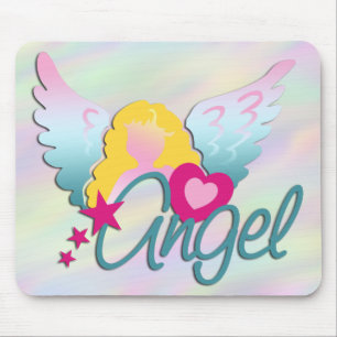 Angels Liebe   hellfarbig Mousepad