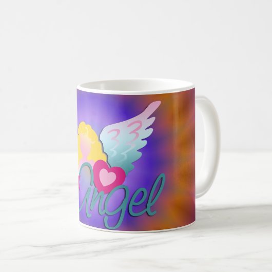 Angels Liebe Kaffeetasse (VorderseiteRechts)
