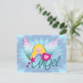 Angels Liebe Postkarte (Stehend Vorderseite)