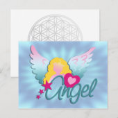 Angels Liebe Postkarte (Vorne/Hinten)