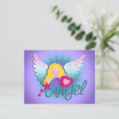 Angels Liebe Postkarte (Stehend Vorderseite)
