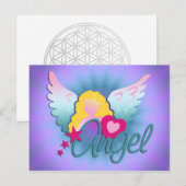 Angels Liebe Postkarte (Vorne/Hinten)