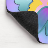Angels Liebe | violetter Schimmer Mousepad (Ecke)
