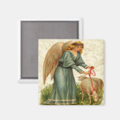 Angels Little Lamb Magnet (Vorderseite/Rückseite)