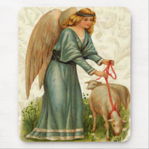 Angels Little Lamb Mouse Pad Mousepad
