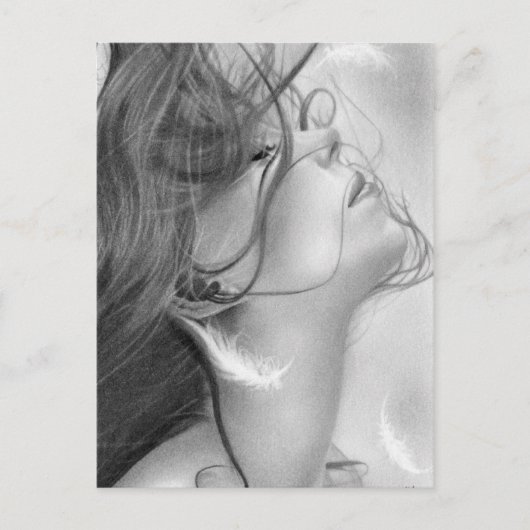 Angels Lost Wing Postkarte (Vorderseite)