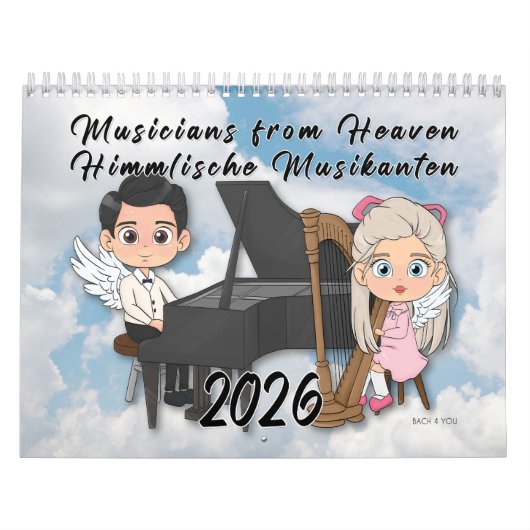 Angels Making Music - Musiker aus dem Himmel 2026 Kalender (Titelbild)