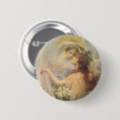 Angel's Message von George Swanstatt, Vintag Art Button (Vorne & Hinten)