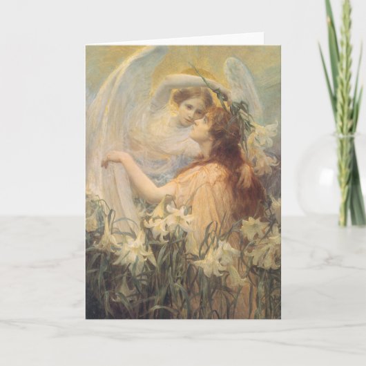 Angel's Message von George Swanstatt, Vintag Art Karte (Vorderseite)