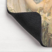 Angel's Message von George Swanstatt, Vintag Art Mousepad (Ecke)