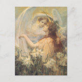 Angel's Message von George Swanstatt, Vintag Art Postkarte (Vorderseite)