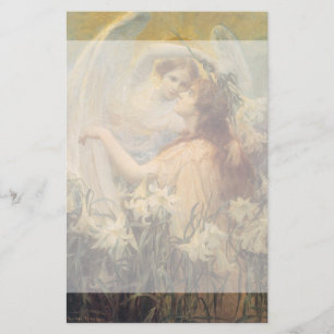 Angel's Message von George Swstatt, Vintag Art Briefpapier