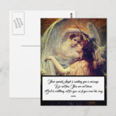 Angels Nachrichten Postkarte (Vorne/Hinten)