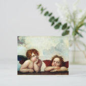 Angels of the Sistene Madonna Postkarte (Stehend Vorderseite)