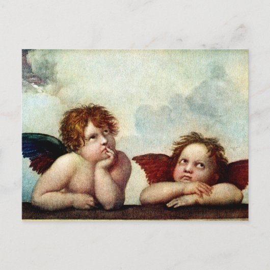 Angels of the Sistene Madonna Postkarte (Vorderseite)