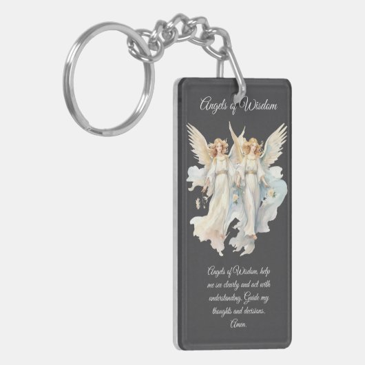 Angels of Wisdom Prayer Card Schlüsselanhänger (Vorderseite links)
