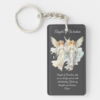 Angels of Wisdom Prayer Card Schlüsselanhänger