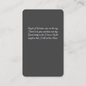 Angels of Wisdom Prayer Card Visitenkarte (Rückseite)