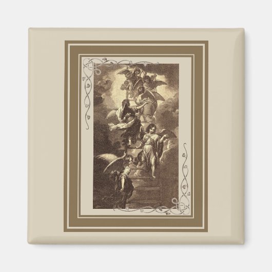 Angels on a Celestial Ladder Magnet (Vorne)