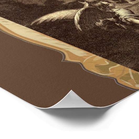 Angels on a Celestial Ladder Poster (Ecke)