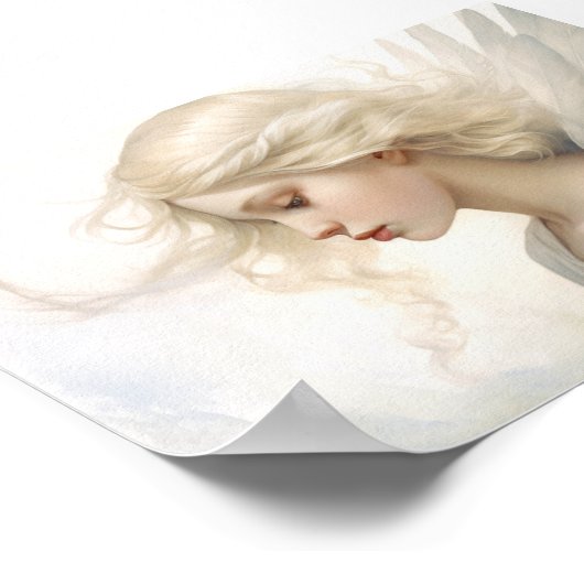 Angels passen über dich auf poster (Ecke)