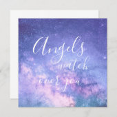 Angels passen über euch auf Schönes Segen (Vorne/Hinten)