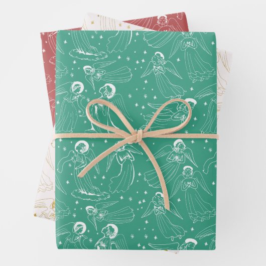 angels pattern | set II Geschenkpapier Set (Beispiel)