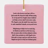 Angels Poetry Keramikornament (Rückseite)