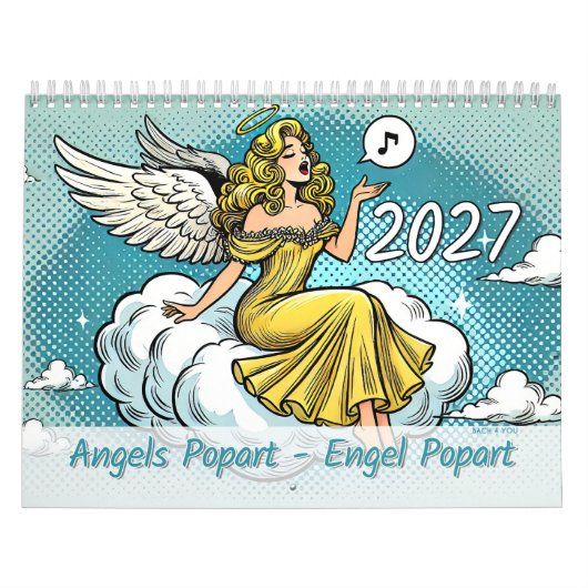 Angels Popart - Engel Popart 2026 Kalender (Titelbild)