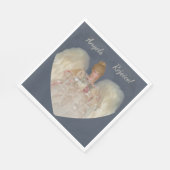 Angels Rejoice Traditional Blue Holiday Serviette (Ecke)