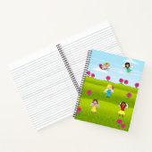 Angels Rose Garden Spiral Notebook Notizblock (Innenseite)