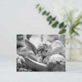 Angels schauen über mich postkarte (Stehend Vorderseite)