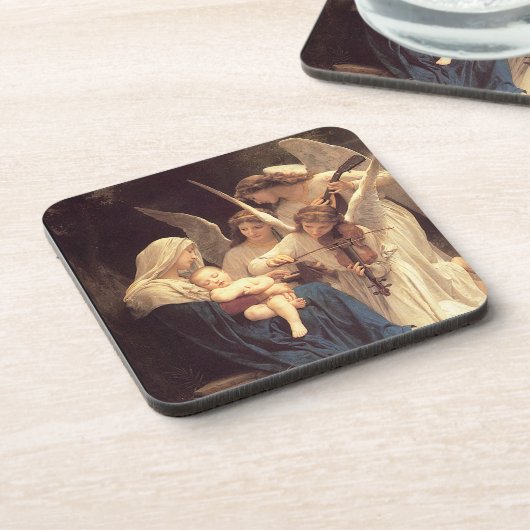 Angels Serenade Set von 6 Cork Untersetzer (Linke Seite)