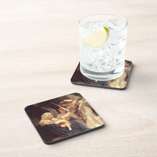 Angels Serenade Set von 6 Cork Untersetzer (Rechte Seite)