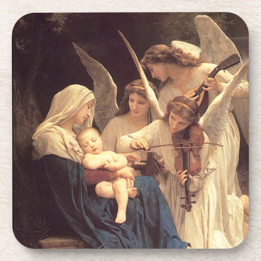 Angels Serenade Set von 6 Cork Untersetzer (Vorderseite)