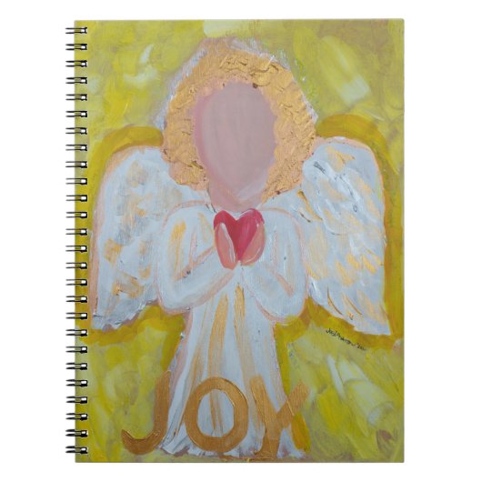 Angels Series - Joy - Spiral Foto Notebook Notizblock (Vorderseite)