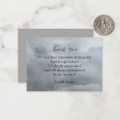 Angel's Shadow Danke Mitteilungskarte (Vorderseite/Rückseite Beispiel)