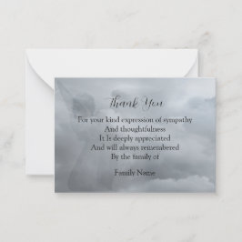 Angel's Shadow Danke Mitteilungskarte