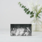 Angels Smoking Vintage Fotograph 1920s Visitenkarte (Stehend Vorderseite)