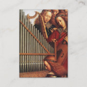 ANGELS SPIELEN MUSIK , Detail Visitenkarte (Rückseite)