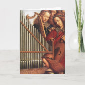 ANGELS SPIELEN MUSIK FEIERTAGSKARTE (Vorderseite)