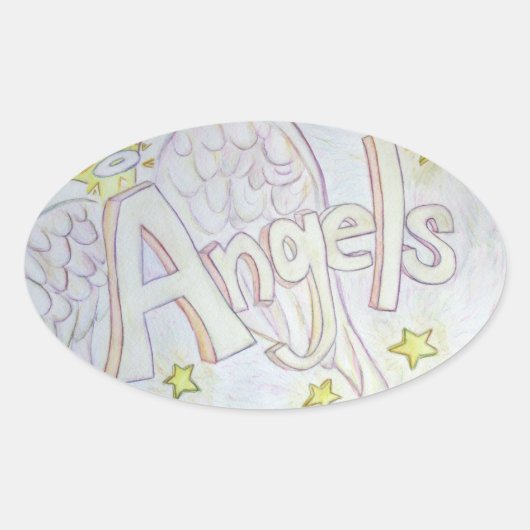 Angels Sticker für Inspirationsskripte für Word-Ku (Vorderseite)
