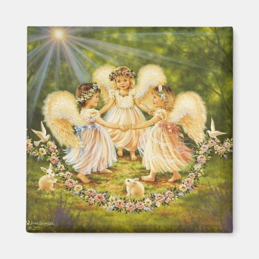 Angels tanzend Magnet (Vorne)